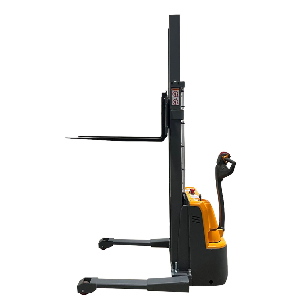 Apollolift Lithium Battery Full Electric Walkie Stacker 2640lbs Cap. Straddle Legs. 118&quot; lifting A-3035