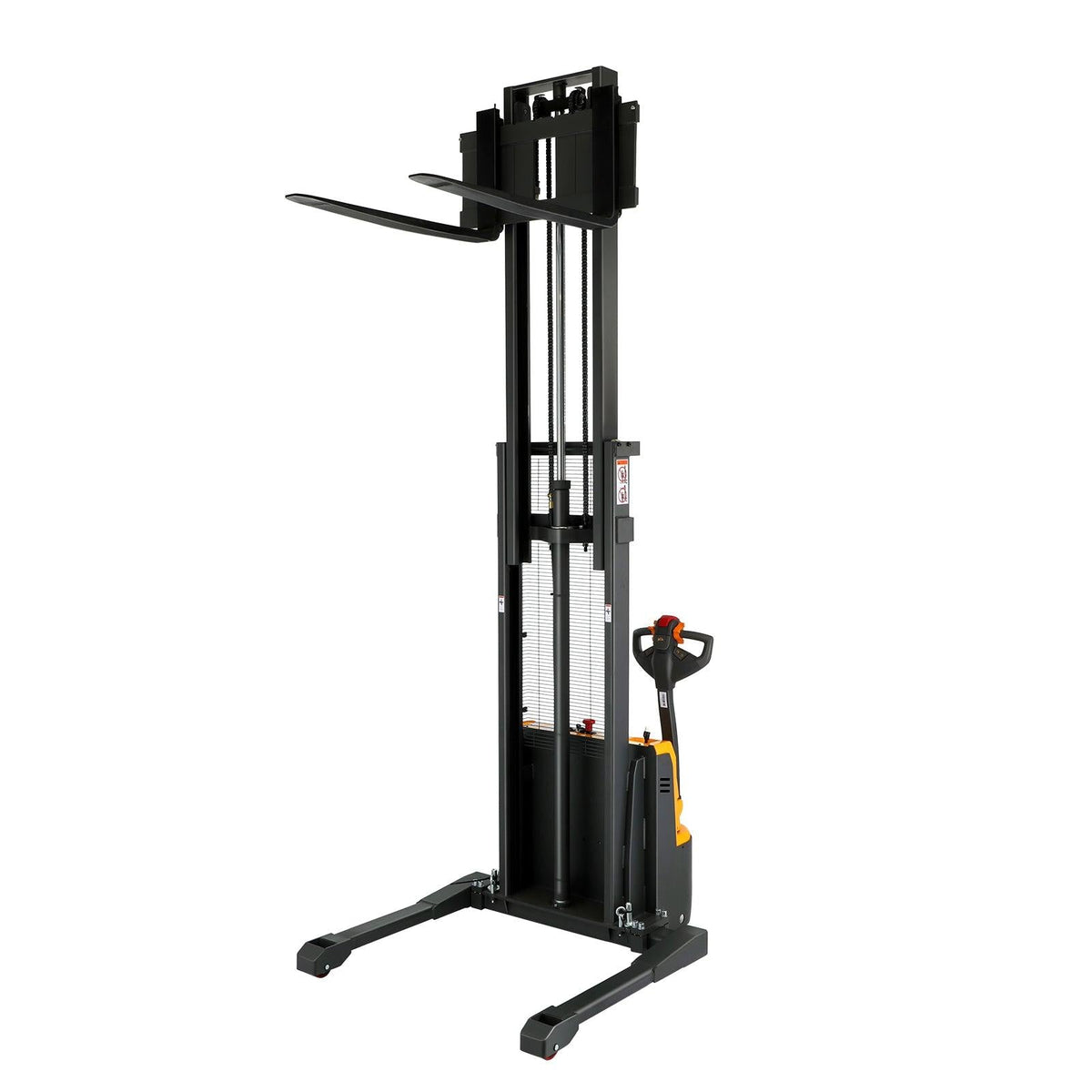 Apollolift Full Electric Walkie Stacker 2200lbs Cap. Straddle Legs. 118&quot; Lifting A-3019