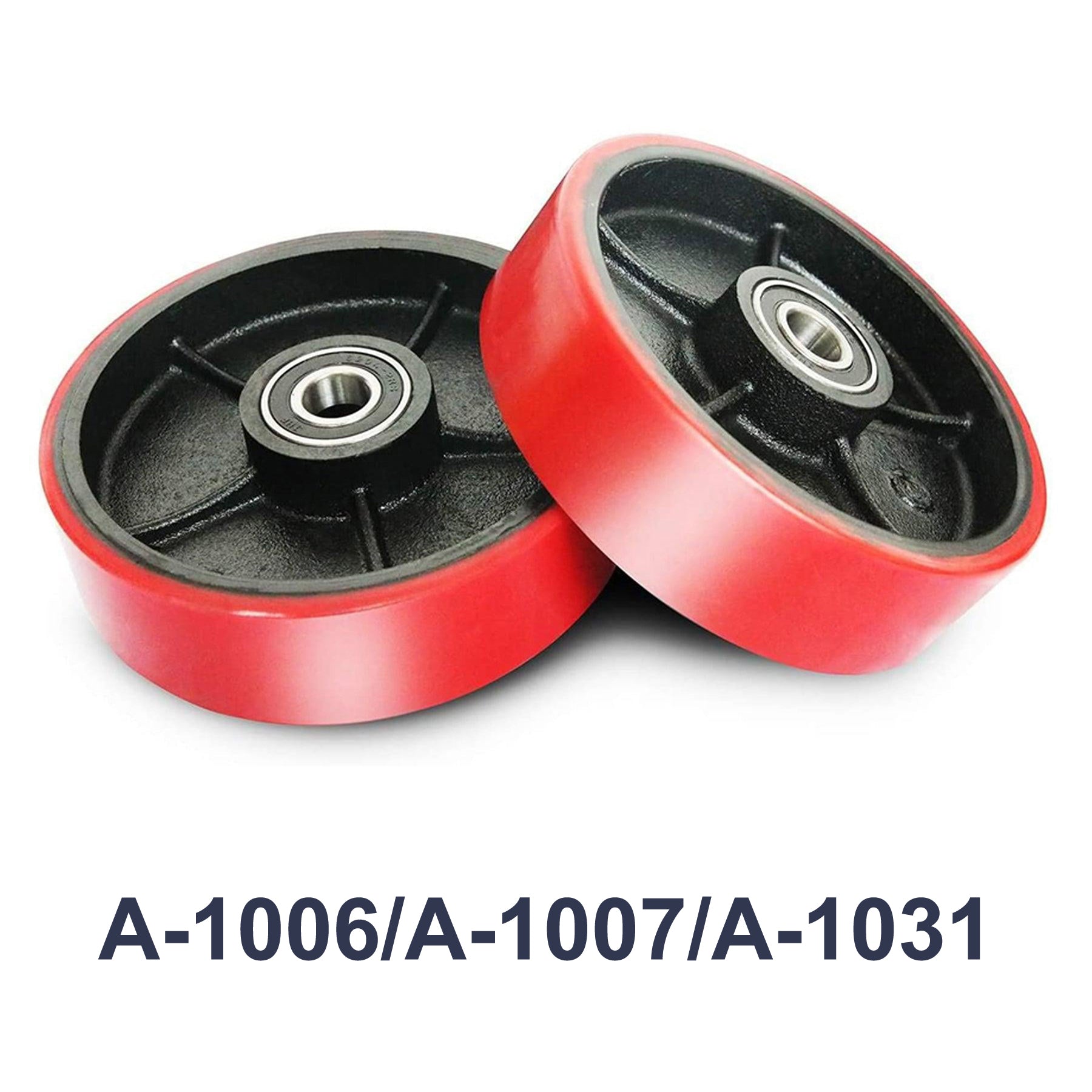 Apollolift 7"x2" PU wheels｜Pallet Jack Replacement Steering Wheels - A-7043