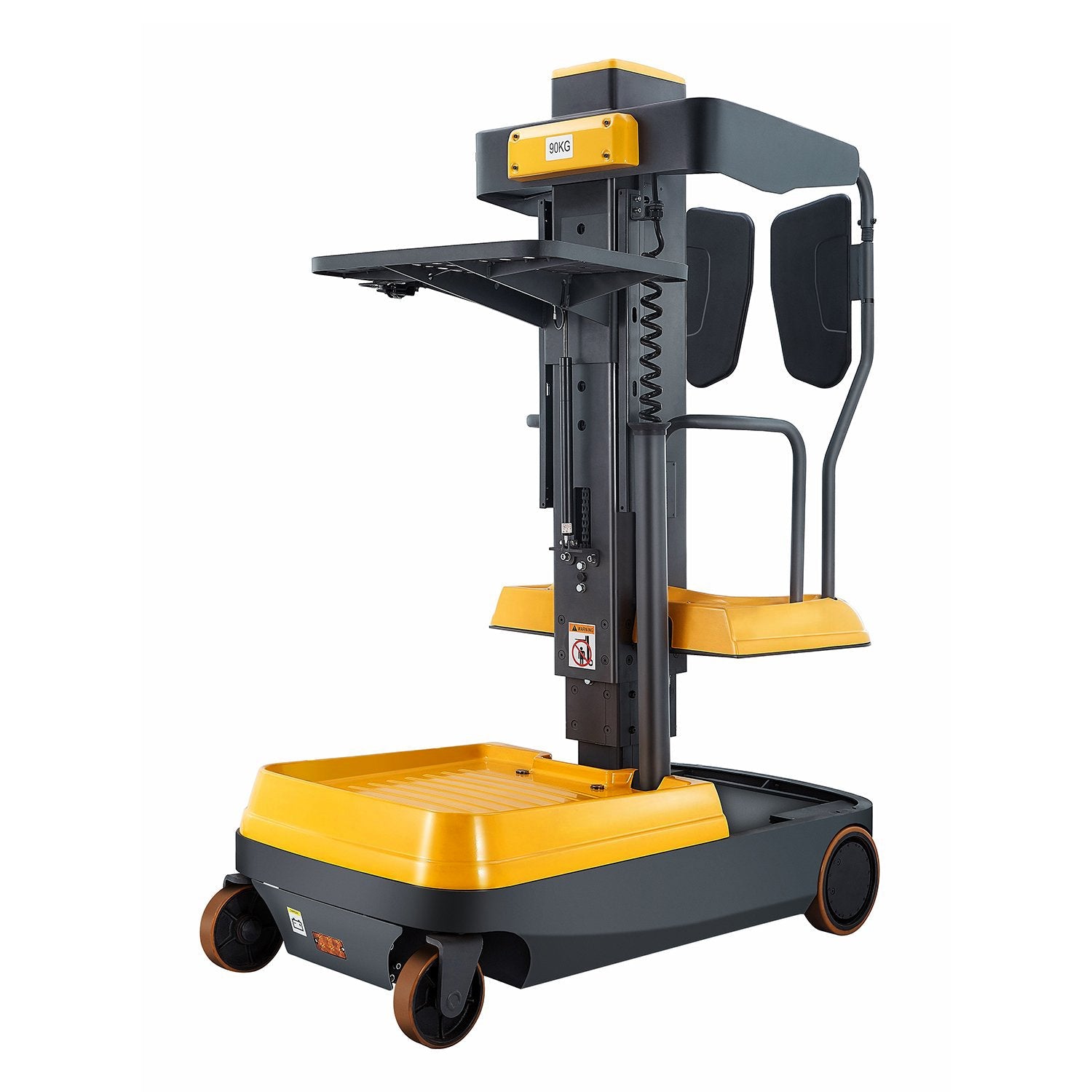 Apollolift Fully Electric Mini Order Picker With Load Tray 200lbs. Capacity A-5001